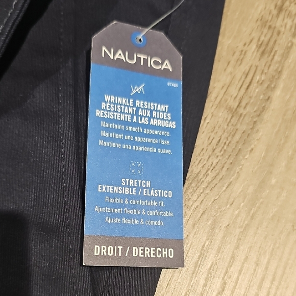 Nautica Men's Dark Blue Dress Pants - Picture 4 of 9